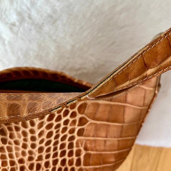 Donald J. Pliner Croc Embossed Shoulder Bag - Picture 12 of 12